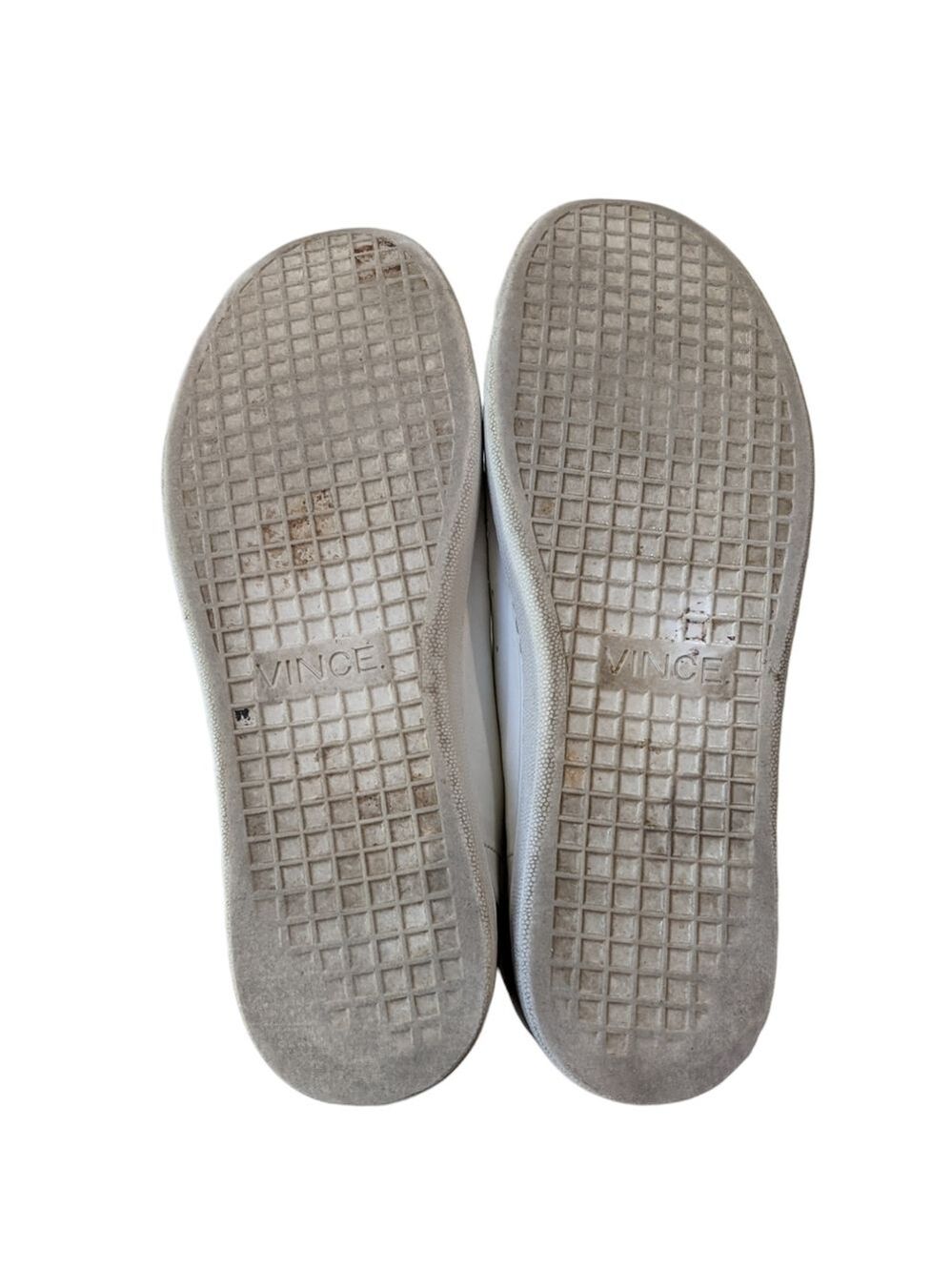 Vince Leather Mixed Media Low Top Sneakers Shoes - Picture 8 of 8